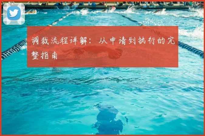 调裁流程详解：从申请到执行的完整指南